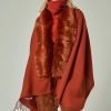 Amber Simple Fur Poncho - Boutique Des Femmes