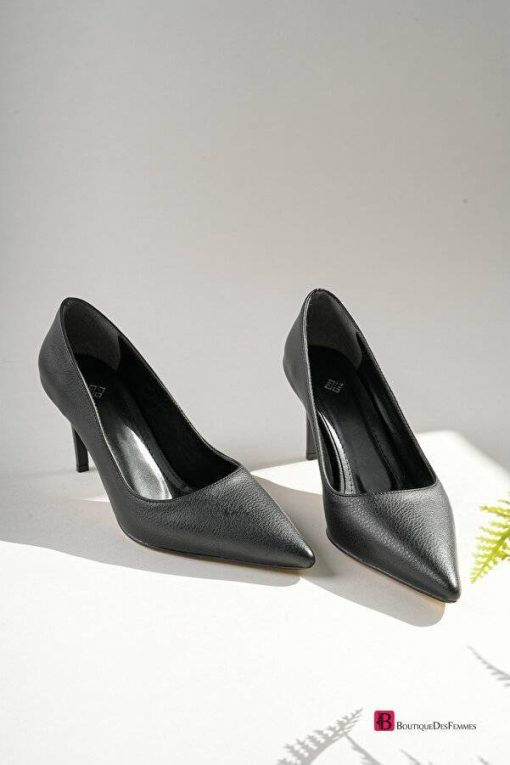 Black Classic Stiletto High Heels Shoes - Boutique Des Femmes