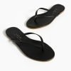 Black Flip Flops Slippers - Boutique Des Femmes