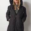 Black Hooded Oversize Puffer Coat - Boutique Des Femmes