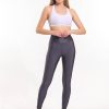 Anthracite Shiny Leggings - Boutique Des Femmes