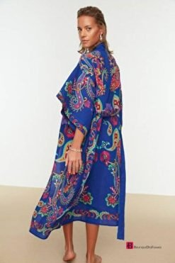 Ethnic Patterned Kimono - Boutique Des Femmes