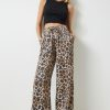 Leopard Palazzo Viscose Pants - Boutique Des Femmes