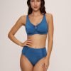 Pierre Cardin Indigo High-Waist Bikini - Boutique Des Femmes