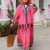 Pink Summer Modest Dress - Boutique Des Femmes