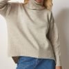 Stone Turtleneck Knitwear Sweater - Boutique Des Femmes