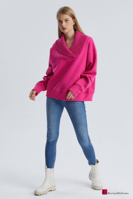 Triko Garnili Sweatshirt - Boutique Des Femmes