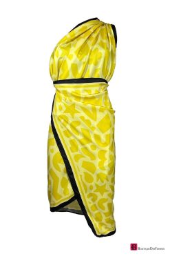 Yellow Lana Bright Cover-up - Boutique Des Femmes