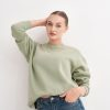 Age Green Crew Neck Oversize Sweatshirt