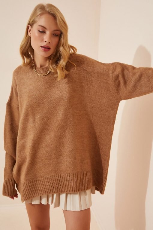 Biscuit Oversize Knitwear Sweater