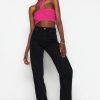 Black High Waist Wide Leg Jeans - Boutique Des Femmes