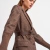 Brown Belt Detail Jacket