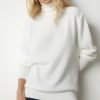 Ecru Turtleneck Knitwear Sweater - Boutique Des Femmes