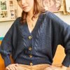 Indigo Hair Knitted Cardigan