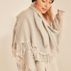 Light Grey Shawl Scarf