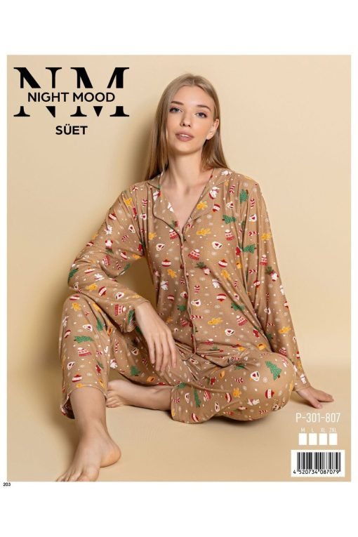 MERRY CHRISTMAS suede Pajama Set