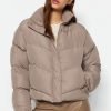 Mink Water Repellent Puffer Jacket