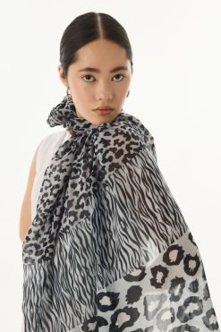 Stone Leopard Hijab Scarf